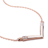 Real Mother of Pearl Necklace Bracelet Set, Swarovski Crystal Elements, Gift Idea - Thumbnail Image 6