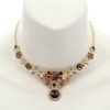 Butterfly Jewellery Necklace & Earrings, Swarovksi Crystal Elements, Gift for Her - Thumbnail Image 3