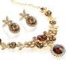 Butterfly Jewellery Necklace & Earrings, Swarovksi Crystal Elements, Gift for Her - Thumbnail Image 5