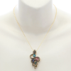 Pewter Pendant Necklace Earrings Jewellery Set, Swarovski Crystal Elements - Thumbnail Image 4