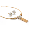 Panther Pendant Jewellery Set, Necklace & Earrings.Swarovksi Crystal Elements - Thumbnail Image 2