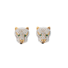 Panther Pendant Jewellery Set, Necklace & Earrings.Swarovksi Crystal Elements - Thumbnail Image 3
