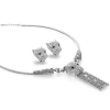 Panther Pendant Jewellery Set, Necklace & Earrings.Swarovksi Crystal Elements - Thumbnail Image 5