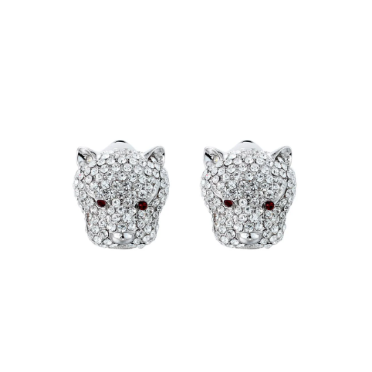 Panther Pendant Jewellery Set, Necklace & Earrings.Swarovksi Crystal Elements - Image 6