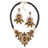 Necklace & Earrings Jewellery Set, Flower Pendant.Swarovski Crystal Elements - Thumbnail Image 18