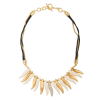 Womens Necklace & Earrings Jewellery Set, Stylised Ivory Sea Shells Ornaments - Thumbnail Image 4