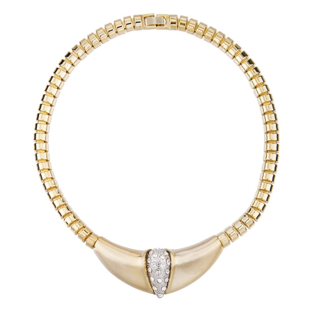 Choker Necklace 4 Pieces Jewellery Set.14K Gold Plated, Swarovski Crystal Element - Image 7