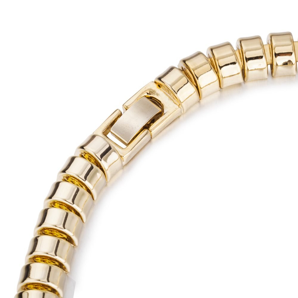 Choker Necklace 4 Pieces Jewellery Set.14K Gold Plated, Swarovski Crystal Element - Image 12