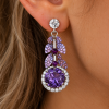 Jewellery Set, Necklace, Earrings, Swarovski Crystal Elements & Zirconia Crystals - Thumbnail Image 2