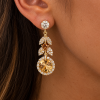 Jewellery Set, Necklace, Earrings, Swarovski Crystal Elements & Zirconia Crystals - Thumbnail Image 6