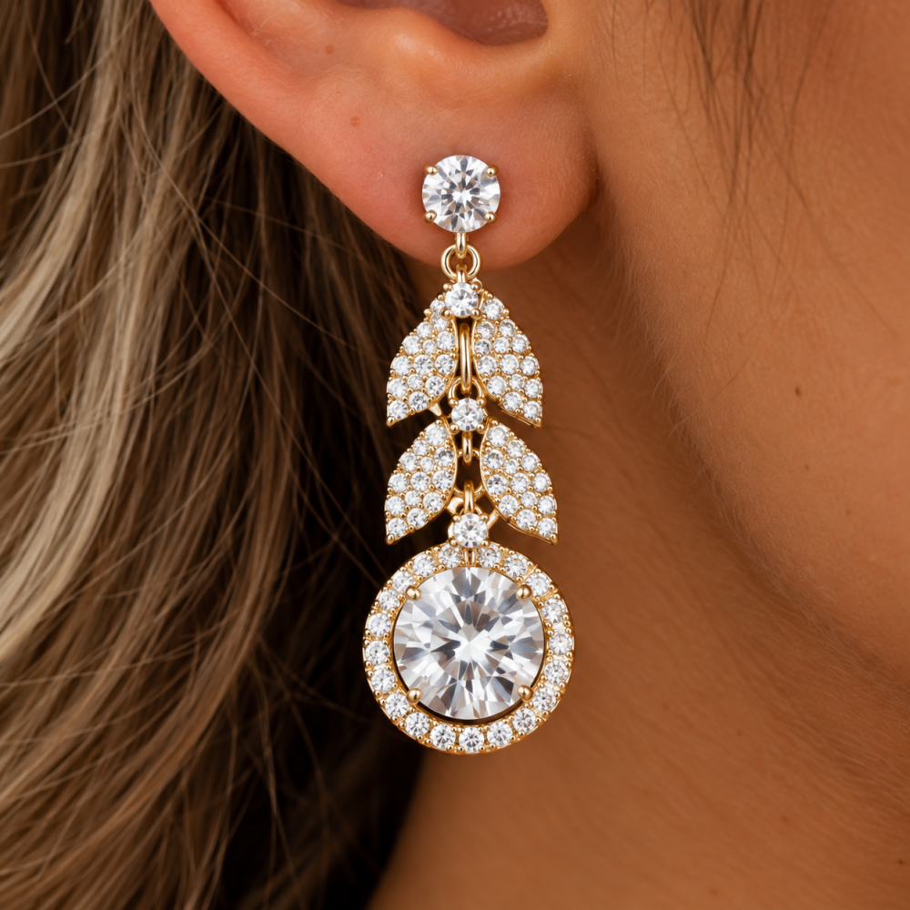 Jewellery Set, Necklace, Earrings, Swarovski Crystal Elements & Zirconia Crystals - Image 19