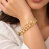 Womens Swarovksi Crystal Elements, Cut Glass Beads Cluster Bracelet, Janeojewels - Thumbnail Image 8