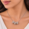 Janeo Swarovski Crystal Elements Necklace Shamballa Style Womens Christmas Gift - Thumbnail Image 1