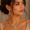 Jewellery Set, Necklace, Earrings, Swarovski Crystal Elements & Zirconia Crystals - Thumbnail Image 7