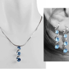 Necklace and Earrings Set, Swarovksi Jewelry, Contemporary Costume Jewellery - Thumbnail Image 4