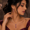Necklace and Earrings Set, Swarovksi Jewelry, Contemporary Costume Jewellery - Thumbnail Image 11