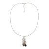 Womens Pendant Necklace, Translucent Sparkling Swiss Crystal Elements & Beads - Thumbnail Image 10