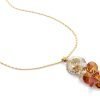 Womens Pendant Necklace, Translucent Sparkling Swiss Crystal Elements & Beads - Thumbnail Image 12