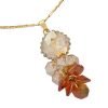 Womens Pendant Necklace, Translucent Sparkling Swiss Crystal Elements & Beads - Thumbnail Image 13