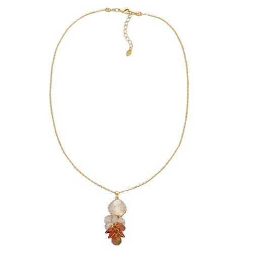 Womens Pendant Necklace, Translucent Sparkling Swiss Crystal Elements & Beads - Image 15