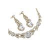 Jewellery Set, Necklace, Earrings, Swarovski Crystal Elements & Zirconia Crystals - Thumbnail Image 21