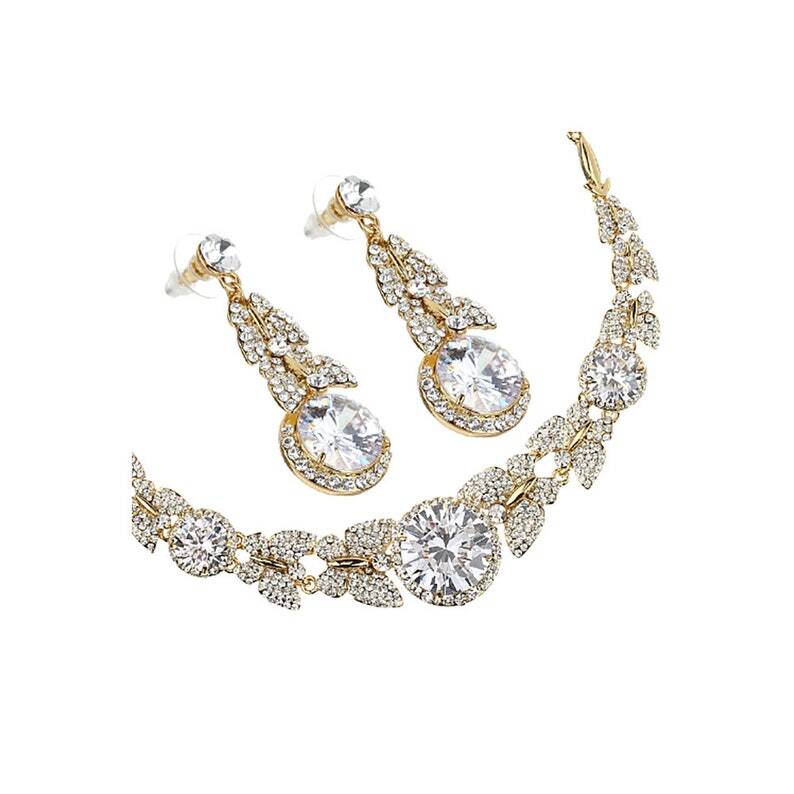Jewellery Set, Necklace, Earrings, Swarovski Crystal Elements & Zirconia Crystals - Image 21