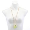 Long Chain Pendant Necklace, Swarovski Crystal Elements & Pear Drops, Gift for Her - Thumbnail Image 7