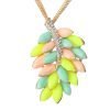 Long Chain Pendant Necklace, Swarovski Crystal Elements & Pear Drops, Gift for Her - Thumbnail Image 8