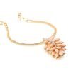 Long Chain Pendant Necklace, Swarovski Crystal Elements & Pear Drops, Gift for Her - Thumbnail Image 10