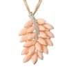 Long Chain Pendant Necklace, Swarovski Crystal Elements & Pear Drops, Gift for Her - Thumbnail Image 12