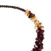 Beaded Jewellery Necklace, Agate Style Stones & Beads, Swarovski Crystal Elements - Thumbnail Image 4