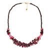 Beaded Jewellery Necklace, Agate Style Stones & Beads, Swarovski Crystal Elements - Thumbnail Image 7