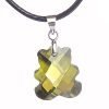 Teddy Crystal Pendant Necklace on Black Cord Tie, Costume Jewellery, Ideal Gift - Thumbnail Image 6