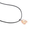 Teddy Crystal Pendant Necklace on Black Cord Tie, Costume Jewellery, Ideal Gift - Thumbnail Image 8