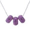 Janeo Swarovski Crystal Elements Necklace Shamballa Style Womens Christmas Gift - Thumbnail Image 9