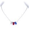Janeo Swarovski Crystal Elements Necklace Shamballa Style Womens Christmas Gift - Thumbnail Image 14