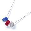 Janeo Swarovski Crystal Elements Necklace Shamballa Style Womens Christmas Gift - Thumbnail Image 15