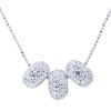 Janeo Swarovski Crystal Elements Necklace Shamballa Style Womens Christmas Gift - Thumbnail Image 2