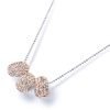 Janeo Swarovski Crystal Elements Necklace Shamballa Style Womens Christmas Gift - Thumbnail Image 19