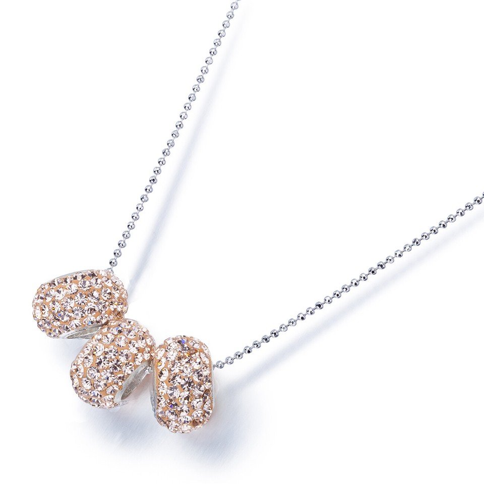 Janeo Swarovski Crystal Elements Necklace Shamballa Style Womens Christmas Gift - Image 19