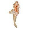 6 Leaf Clover Brooch Pin, Classic Timeless Jewellery, Swarovski Crystal Elements - Thumbnail Image 11