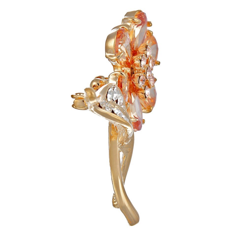 6 Leaf Clover Brooch Pin, Classic Timeless Jewellery, Swarovski Crystal Elements - Image 11