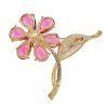 6 Leaf Clover Brooch Pin, Classic Timeless Jewellery, Swarovski Crystal Elements - Thumbnail Image 18