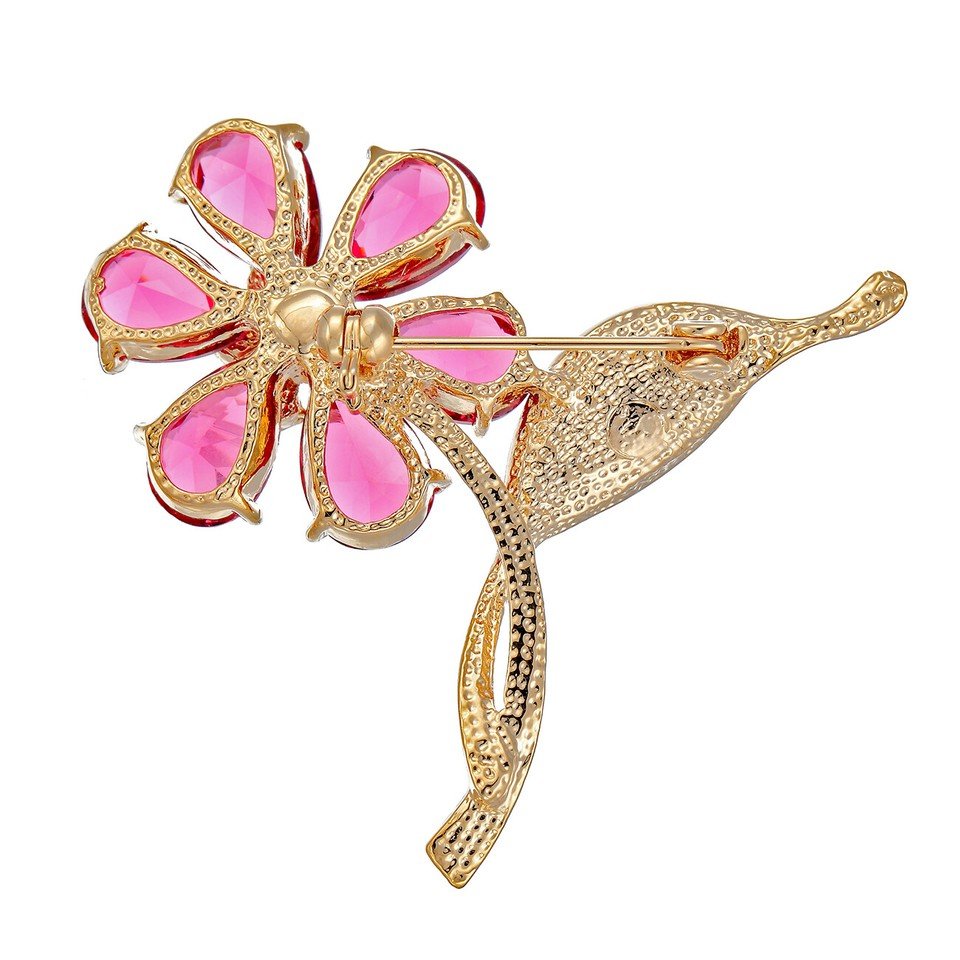 6 Leaf Clover Brooch Pin, Classic Timeless Jewellery, Swarovski Crystal Elements - Image 18