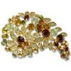 Paisley Lapel Brooch Pin Jewellery, Embellished with Swarovski Crystal Elements - Thumbnail Image 4