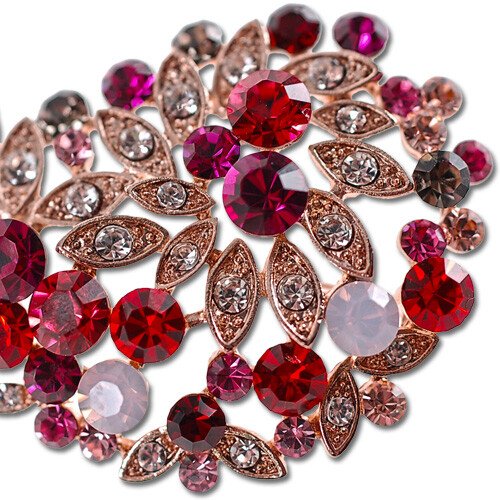 Paisley Lapel Brooch Pin Jewellery, Embellished with Swarovski Crystal Elements - Image 14