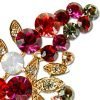 Paisley Lapel Brooch Pin Jewellery, Embellished with Swarovski Crystal Elements - Thumbnail Image 16