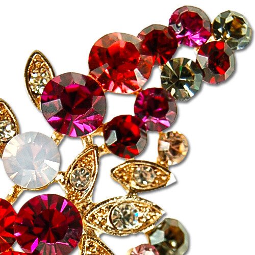Paisley Lapel Brooch Pin Jewellery, Embellished with Swarovski Crystal Elements - Image 16