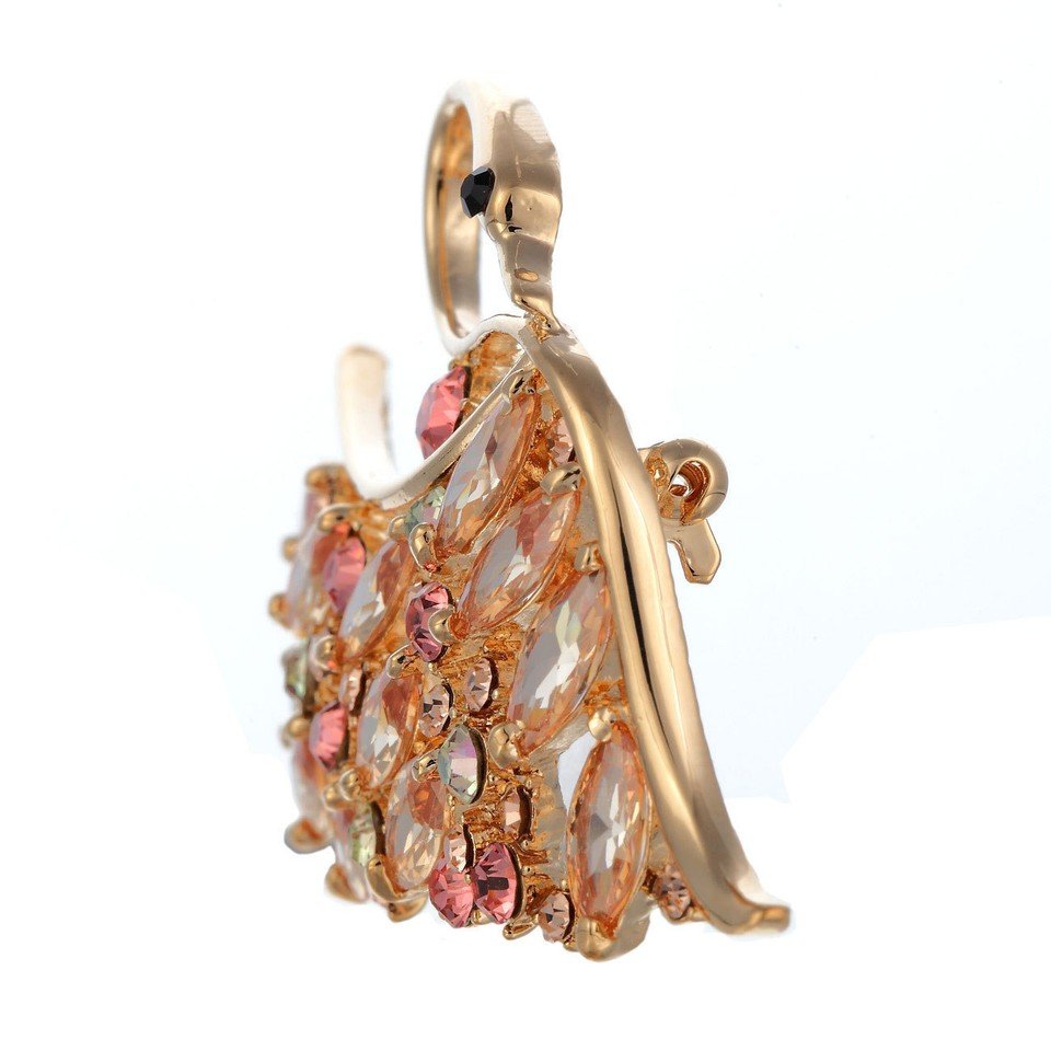 Janeo Swan Brooch Pin Swarovski Crystals Elements Christmas Anniversary Gift Her - Image 15