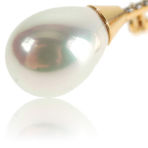 Lapel Pearl Drop Brooch Pin, Swarovski Crystal Elements, Christmas Gift for Her - Image 15